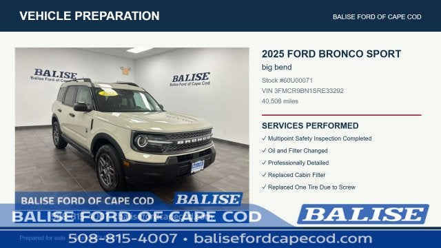 2025 Ford Bronco Sport Big Bend