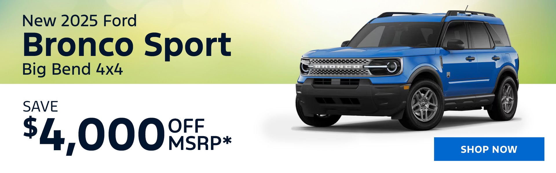 New 2025 Ford Bronco Sport Big Bend 4x4