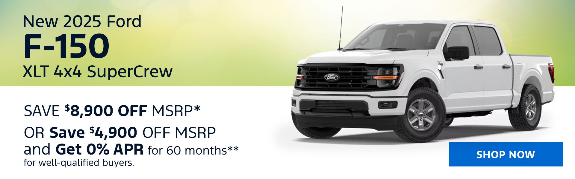 New 2025 Ford F-150 XLT 4x4 SuperCrew