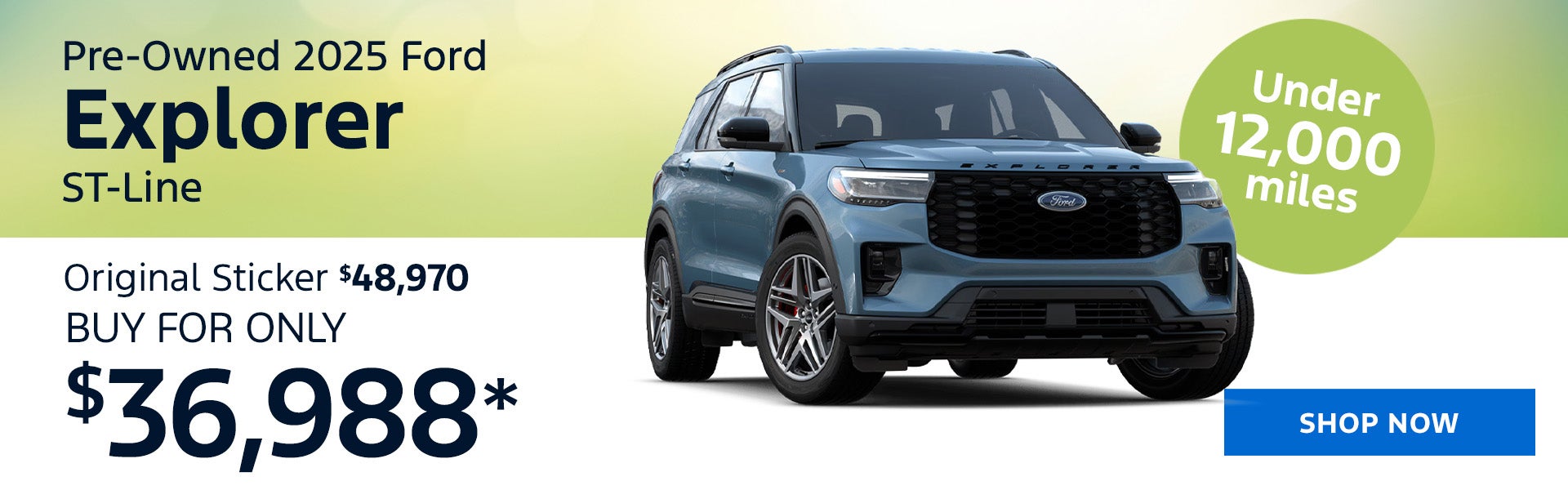 Pre-Owned 2025 Ford Explorer ST-Line