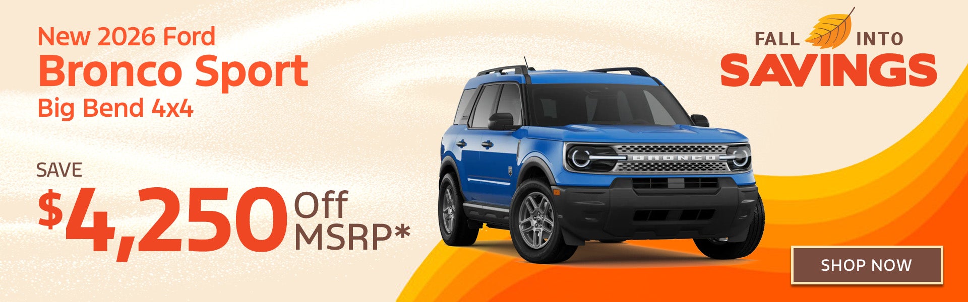 New 2026 Ford Bronco Sport Big Bend 4x4