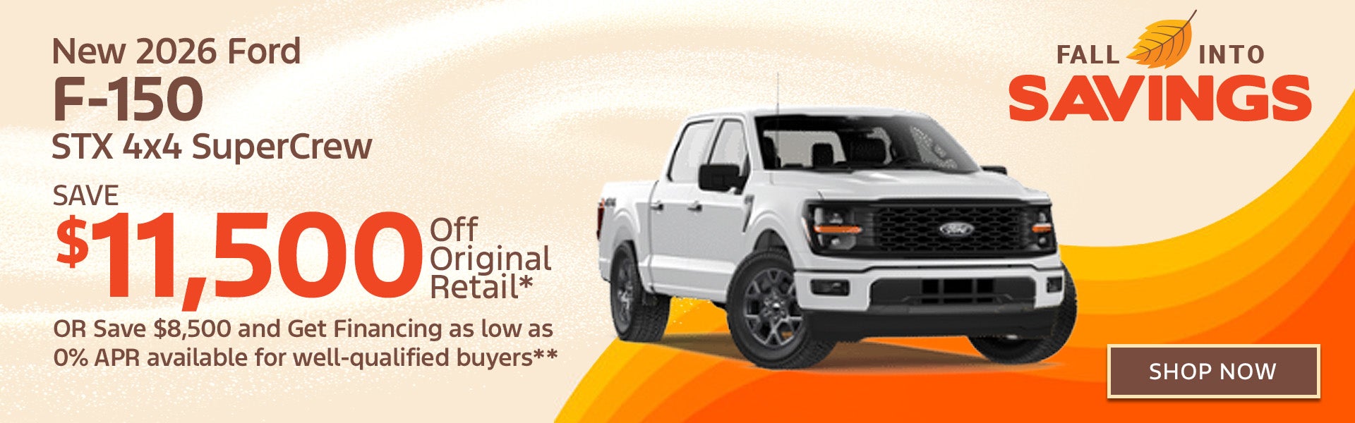 New 2026 Ford F-150 STX 4x4 SuperCrew