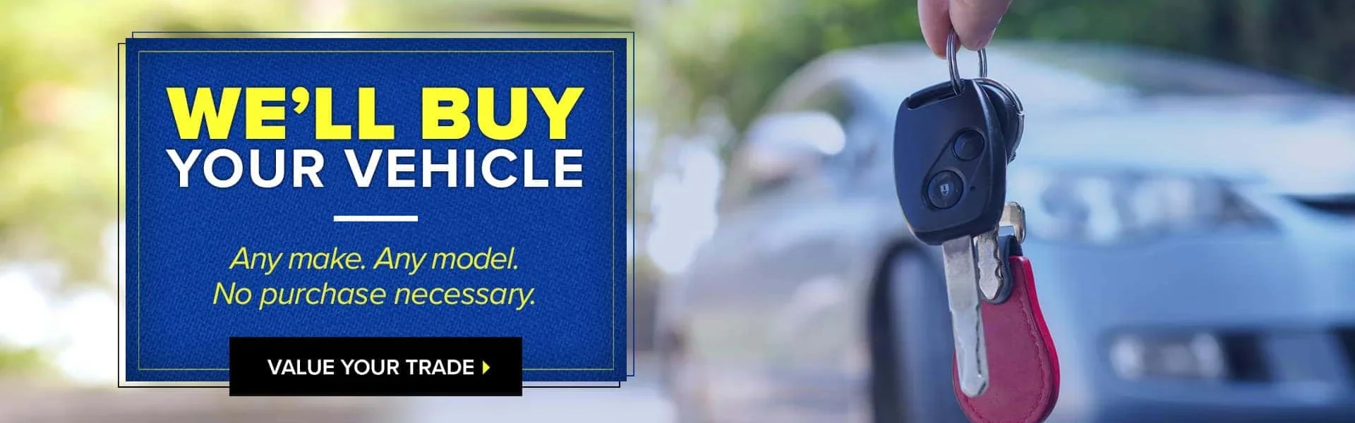 We'll buy your car!