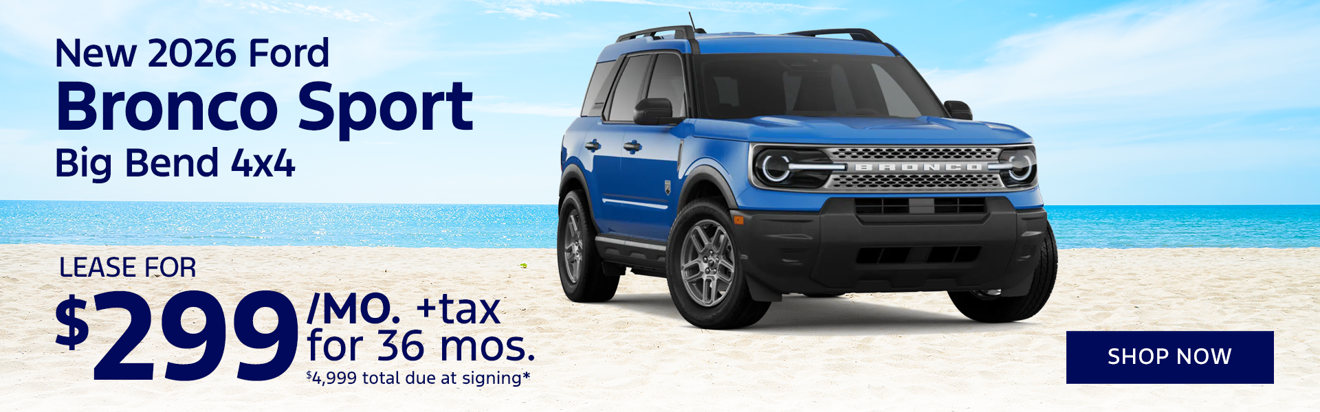 New 2026 Ford Bronco Sport Big Bend 4x4